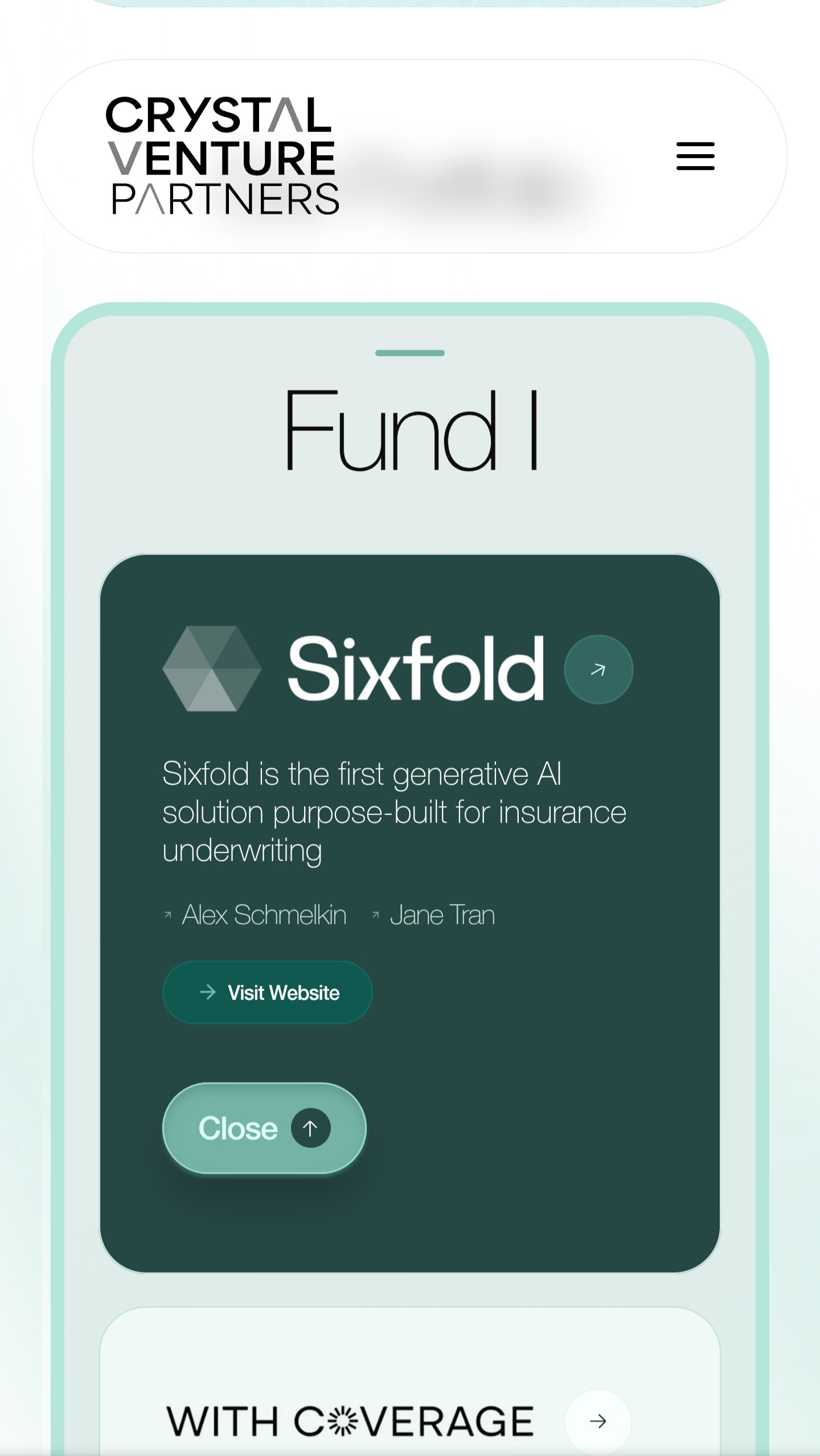 CVP Framer Website Mobile — Portfolio Expanded